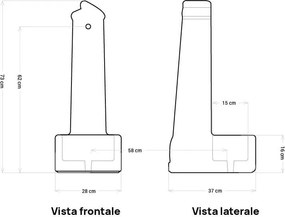 Fontana da Giardino Senza Rubinetto in Cemento Granulato di Marmo Zambla Nocciola...