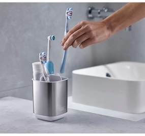 Porta spazzolino in acciaio inox EasyStore - Joseph Joseph