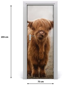 Rivestimento Per Porta Colline mucche 75x205 cm