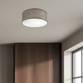 Plafoniera SIRJA 1xE27/15W/230V Ø 35 cm marrone