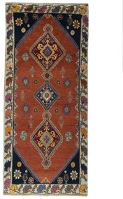 Shiraz Tappeto persiano 290x130 Rosso (Iran) Annodato A Mano