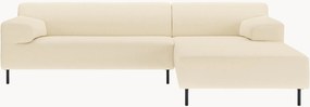 Divano angolare bianco perla/nero freistil180