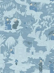 Tapete Chinese Toile von Cole & Son - Blue