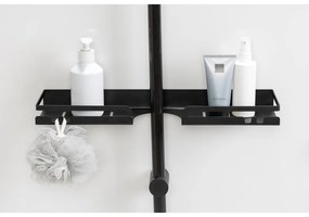 Mensola da bagno autoportante in acciaio inox nero Altarella - Wenko