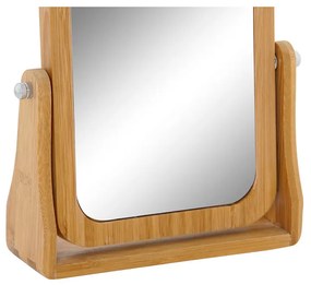 Specchio Ingranditore DKD Home Decor Naturale Bambù (21,7 x 5,5 x 21,5 cm)