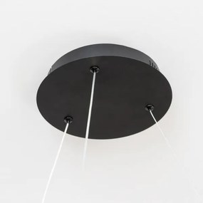 Brilagi - Lampadario LED dimmerabile a cavo FALCON II LED/99W/230V Ø 60 cm nero + telecomando