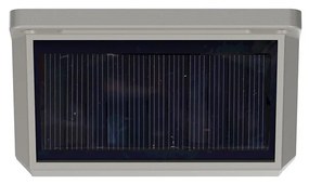 Applique Solare Rettangolare da parete IP65 con Sensore di Movimento Colore Bianco Naturale 4.000K