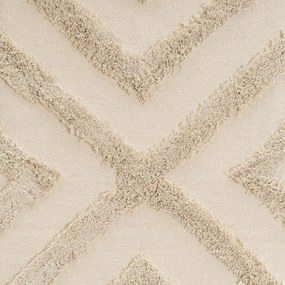 Tappeto in cotone lavabile crema 50x80 cm - Casa Selección