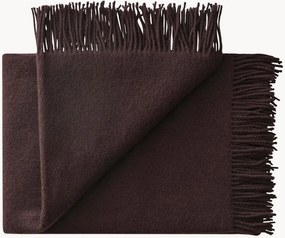 Coperta in lana di agnello con frange Season