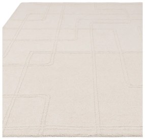 Tappeto in lana tessuta a mano color crema 120x170 cm Ada - Asiatic Carpets