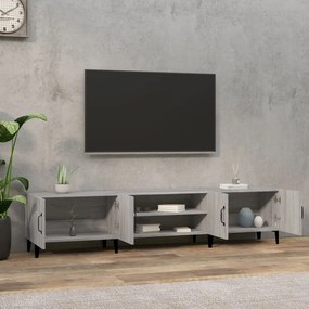 Mobile tv grigio sonoma 180x31,5x40 cm in legno multistrato