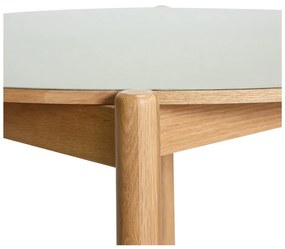 Tavolo da pranzo rotondo in rovere ø 115 cm Oblique - Hübsch