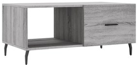 Tavolino da salotto grigio sonoma 90x50x40 cm legno multistrato