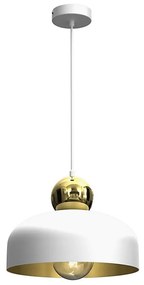 Lampadario su filo HARALD 1xE27/60W/230V bianco