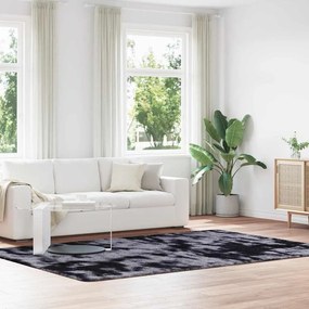 Tappeto Shaggy A Pelo Lungo Navarra Grigio Scuro 200x290 Cm /