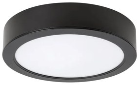 Rabalux 71198 - Plafoniera LED SHAUN LED/7W/230V diametro 12 cm nero