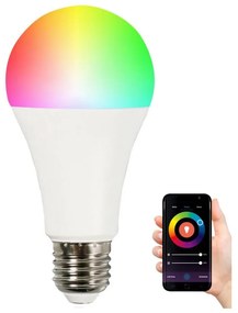 RGBW Lampadina LED dimmerabile A65 E27/11W/230V 2700-6500K Wi-Fi Tuya