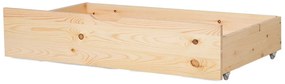 Set di 2 cassetti contenitori legno naturale RUMILLY Beliani