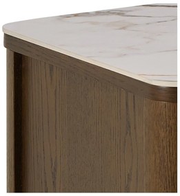 Mobile TV marrone con effetto rovere 120x45x40 cm Southampton – Actona