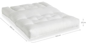 Divano letto bianco per esterni Design OUT™ Bianco Hippo - Karup Design