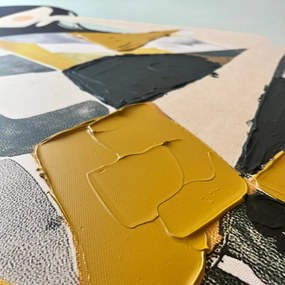 Quadro con elementi dipinti a mano 70x100 cm Penelope – Styler