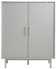 Armadietto grigio 100x125x40 cm Palma – Unique Furniture