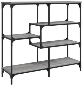 Tavolo consolle grigio sonoma 103x32x95 cm in legno multistrato