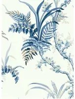 Coordonne Tapete Wild Ferns - Indigo