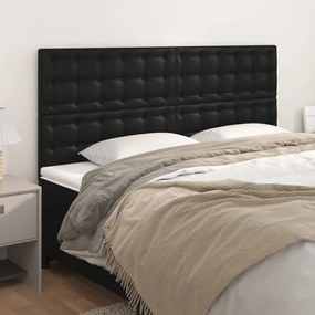Testiera 4 Pz Nero 90x5x78/88 Cm İn Similpelle /
