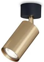 Plafoniera Moderna Dynamite Metallo Ottone 1 Luce Gu10 7W 3000K Luce Calda