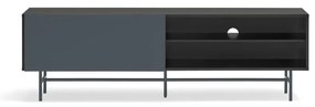 Tavolo TV nero-antracite 180x56 cm Nube - Teulat