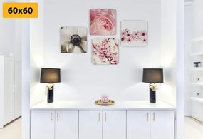 Set di quadri – Delicatezza dei fiori