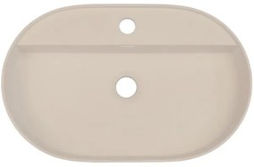 Deante CQS_5U6B SILIA 35x55 cm lavabo da appoggio granit/beige con foro