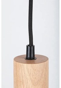 Rabalux 72131 - Lampadario a cavo BRAULIA 1xGU10/50W/230V faggio