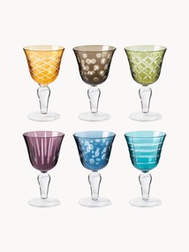Set di 6 bicchieri da vino Cuttings