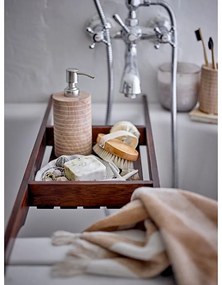 Asciugamano in cotone marrone e beige 50x100 cm Elaia - Bloomingville