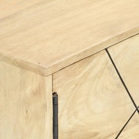 Mobile porta tv 140x30x40 cm in legno massello di mango