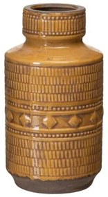 Vaso 18 x 18 x 32,5 cm Ceramica Senape