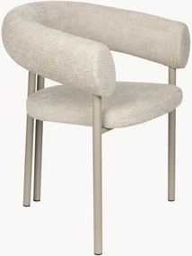 Set di 2 sedie da pranzo imbottite con braccioli Heels