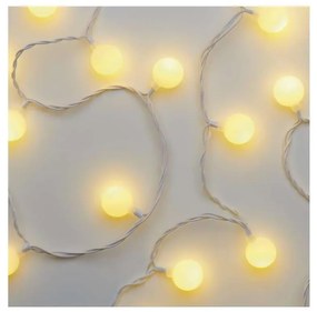 Catena LED da esterno natalizia 40xLED/9m IP44 bianco caldo