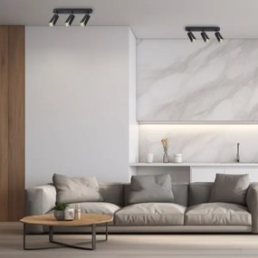 Faretto FIORE 3xGU10/8W/230V nero