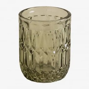 Bicchiere in vetro 30 cl Ovie Verde Olivastro - Sklum