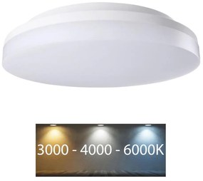 Rabalux - Plafoniera da bagno LED/24W/230V IP54 3000K/4000K/6000K