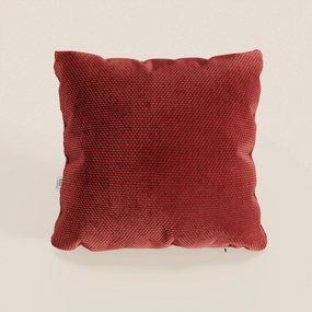 Aston cuscino disponibile in diversi colori realizzato in morbida ciniglia impermeabile dalla trama materica T26.