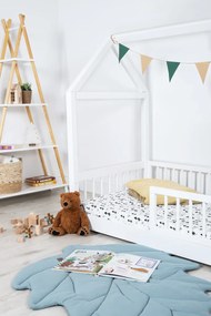 Lettino Montessori Elis bianco - 140x70 cm