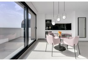 Lampadario a sospensione con filo CORDEL 1xG9/28W/230V cromo lucido