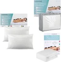 Kit matrimoniale topper, coprimaterasso e cuscini No Stress