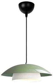 Lampada a sospensione con cavo MOONLIGH 1xE27/40W/230V verde