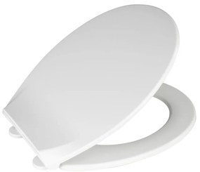 Sedile per wc bianco con chiusura facilitata , 44 x 37 cm Kos - Wenko