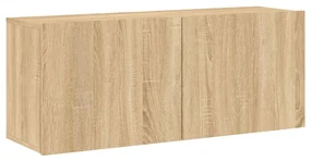 Mobile tv a parete rovere sonoma 100x30x41 cm